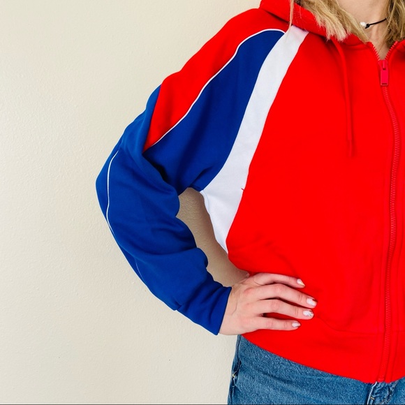 New Adidas track  Zip-Up Hoodie Sweatshirt - Picture 7 of 14